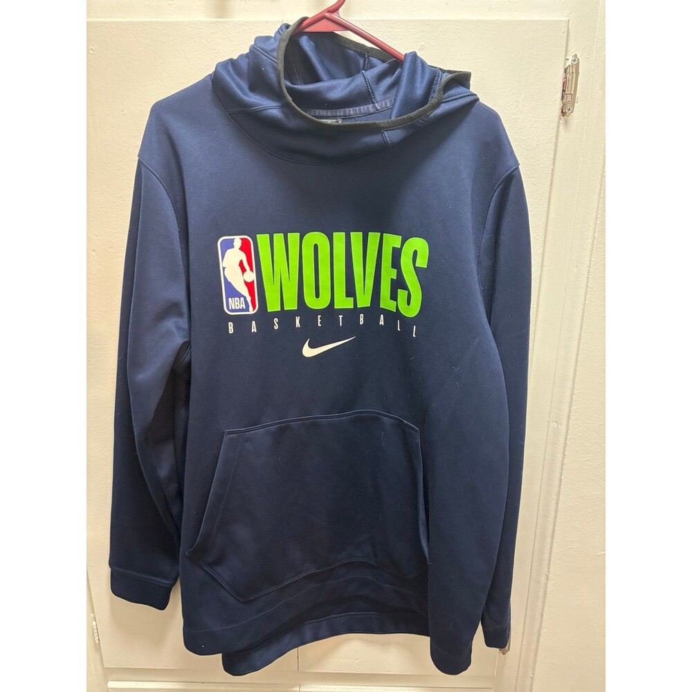 Minnesota Timberwolves NBA Basketball Nike Dri-Fit Hoodie Sweatshirt - Men's XL